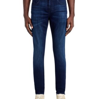 7 For All Mankind Luxe Performance Plus Slimmy Tapered Slim Fit Jeans in Deep Blue