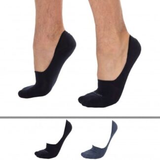 Calvin Klein 2-Pack Luca Invisible Socks - Navy - Denim
