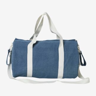 Denim Changing Bag, Baby Roll bleached denim