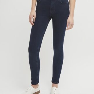 French Connection Women's High Waisted Skinny Jeans - 8 - Blue/Black, Blue/Black