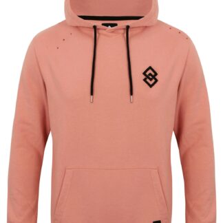 Hoodies / Sweatshirts St Dismas Pullover Hoodie with Rips in Rose Tan - Saint & Sinner / XS - Tokyo Laundry