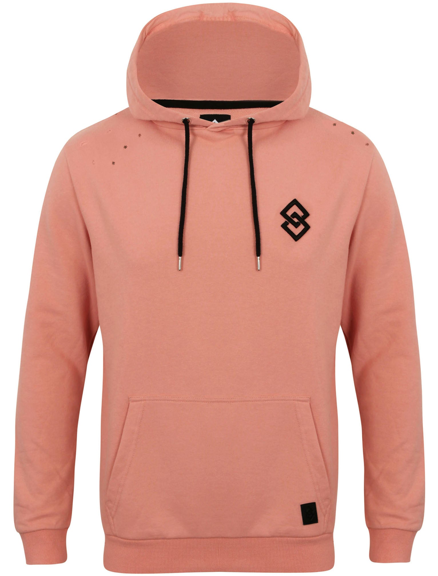 Hoodies / Sweatshirts St Dismas Pullover Hoodie with Rips in Rose Tan - Saint & Sinner / XS - Tokyo Laundry