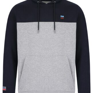 Hoodies / Sweatshirts Tremonti Colour-Block Brushback Fleece Pullover Hoodie in Sky Captain Navy / S - Tokyo Laundry