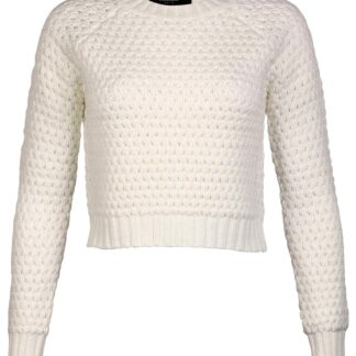 Jumpers Amara Reya Cornflower cropped knitted jumper in Ivory / 16 - Tokyo Laundry