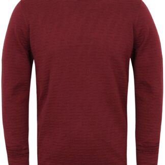 Jumpers Redrow Crew Neck Knitted Jumper in Oxblood - Dissident / XXL - Tokyo Laundry