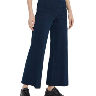 Lysse Plus Erin Wide Leg Jeans in Indigo