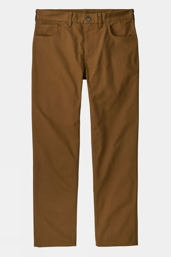 Patagonia Mens Twill Traveler 5-Pocket Trousers - Lt Brown