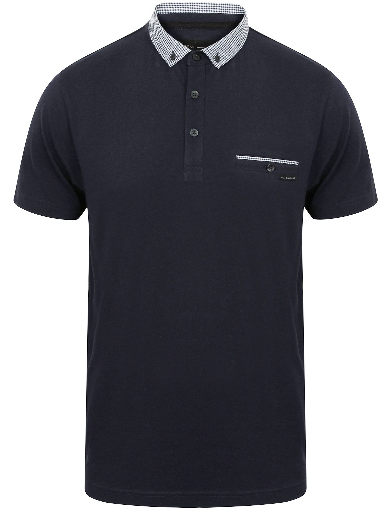 Polo Shirts Dunbar Cotton Jersey Polo Shirt in Dark Sapphire - Dissident / S - Tokyo Laundry