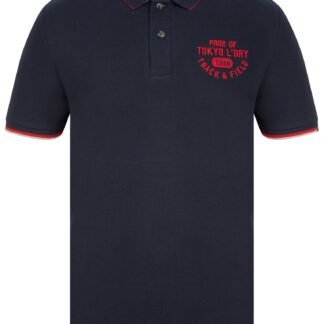 Polo Shirts Herstmonceux Cotton Pique Polo Shirt In Sky Captain Navy / S - Tokyo Laundry