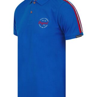 Polo Shirts Linton Cotton Pique Polo Shirt in Jet Blue / S - Tokyo Laundry