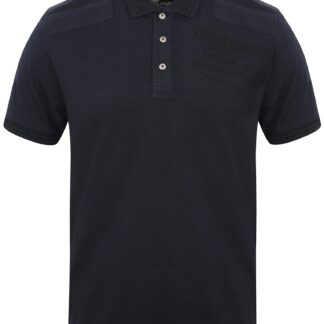Polo Shirts Militant Jersey Polo Shirt in True Navy - Dissident / S - Tokyo Laundry