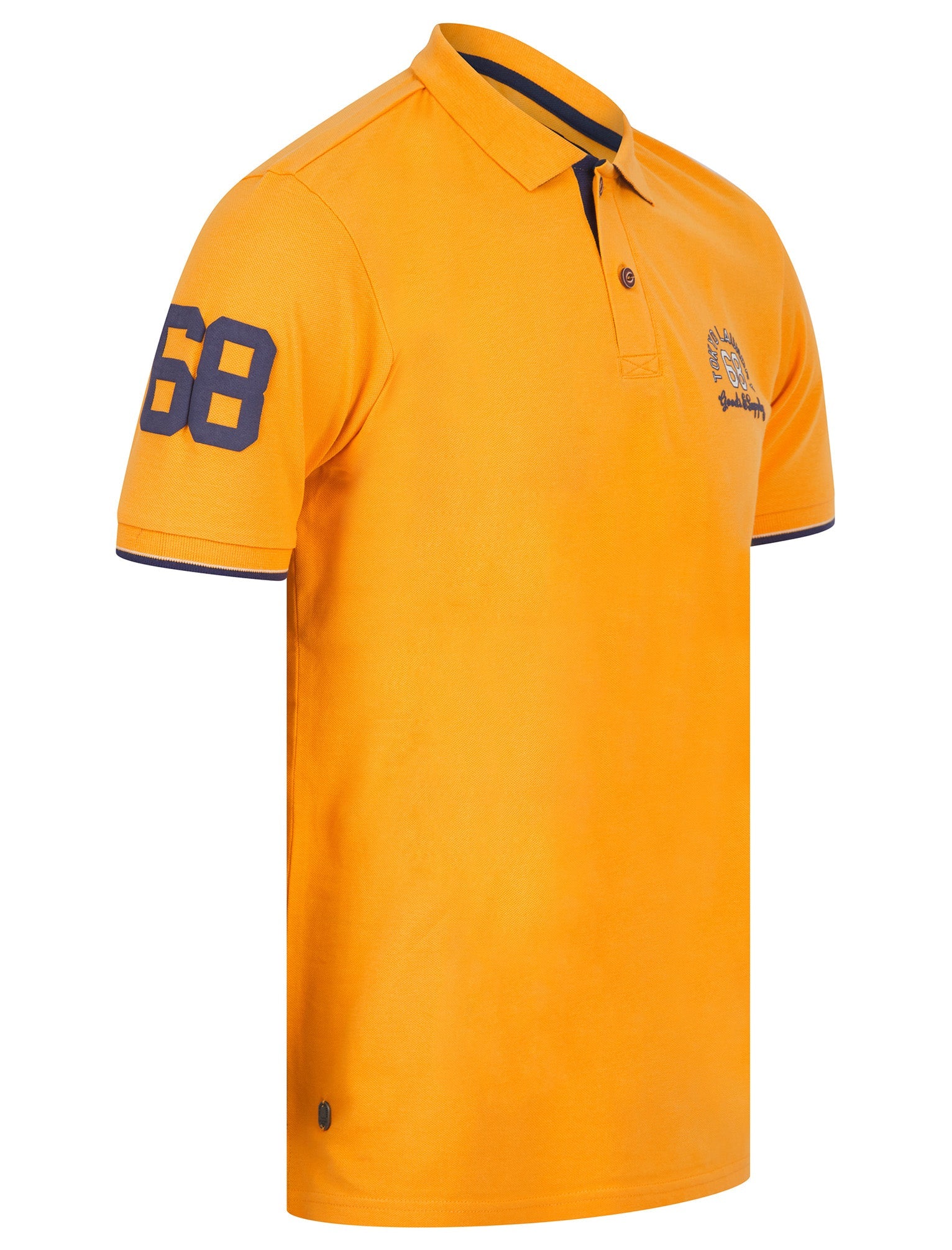 Polo Shirts Octave Cotton Pique Polo Shirt in Artisan's Gold / S - Tokyo Laundry
