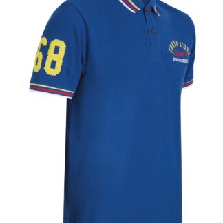 Polo Shirts Parkersburg Cotton Pique Polo Shirt In Sodalite Blue / S - Tokyo Laundry