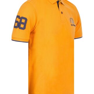 Polo Shirts Sporty Cotton Pique Polo Shirt in Artisan's Gold / S - Tokyo Laundry