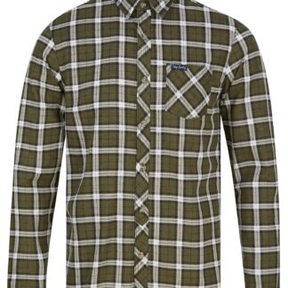 Shirts Deciduous Checked Cotton Flannel Shirt in Grape Leaf / S - Tokyo Laundry