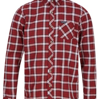 Shirts Deciduous Checked Cotton Flannel Shirt in Sun-Dried Tomato / S - Tokyo Laundry