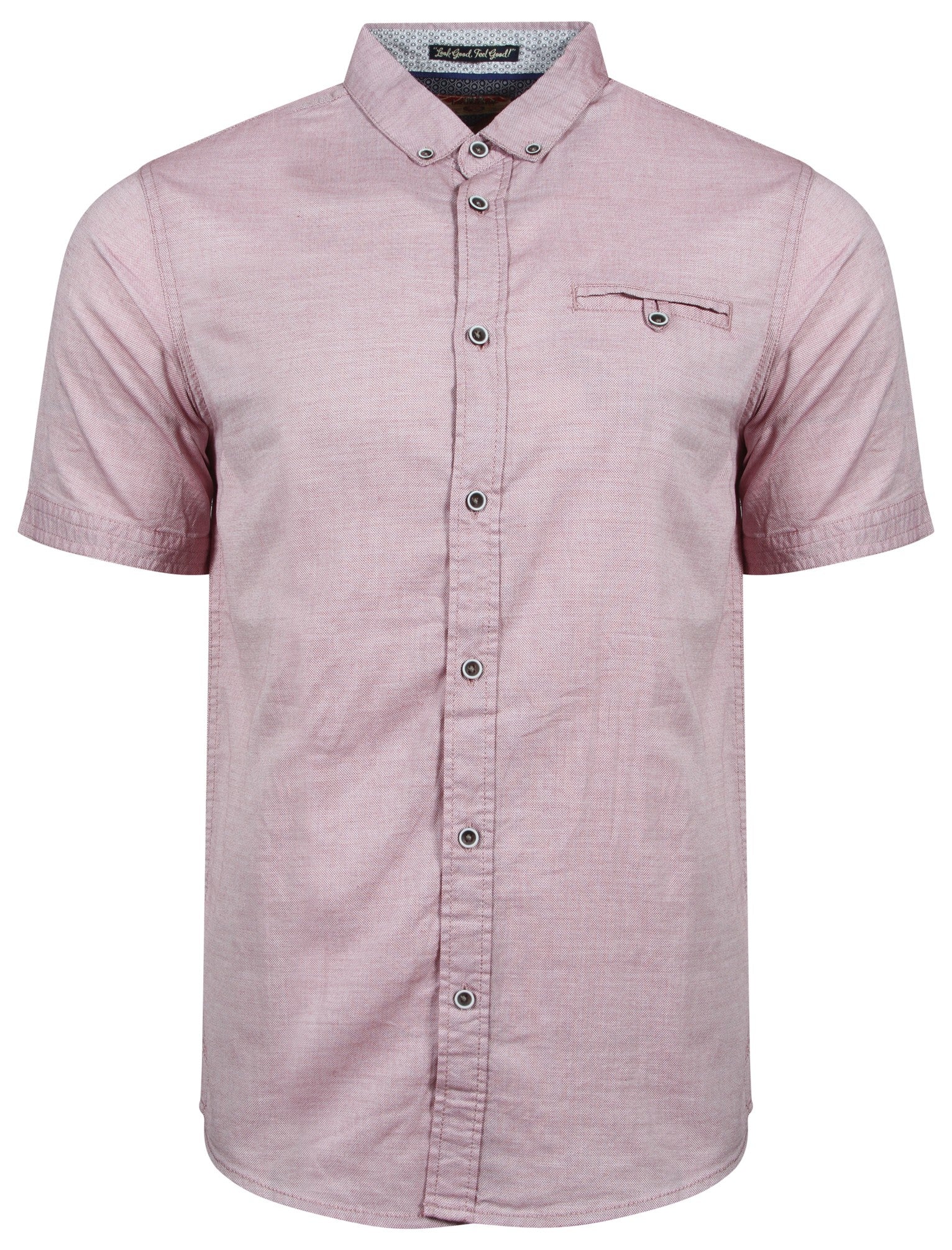 Shirts Sedona Short Sleeve Cotton Shirt in Red Plum / S - Tokyo Laundry