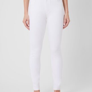 Soft Stretch High Rise Skinny White