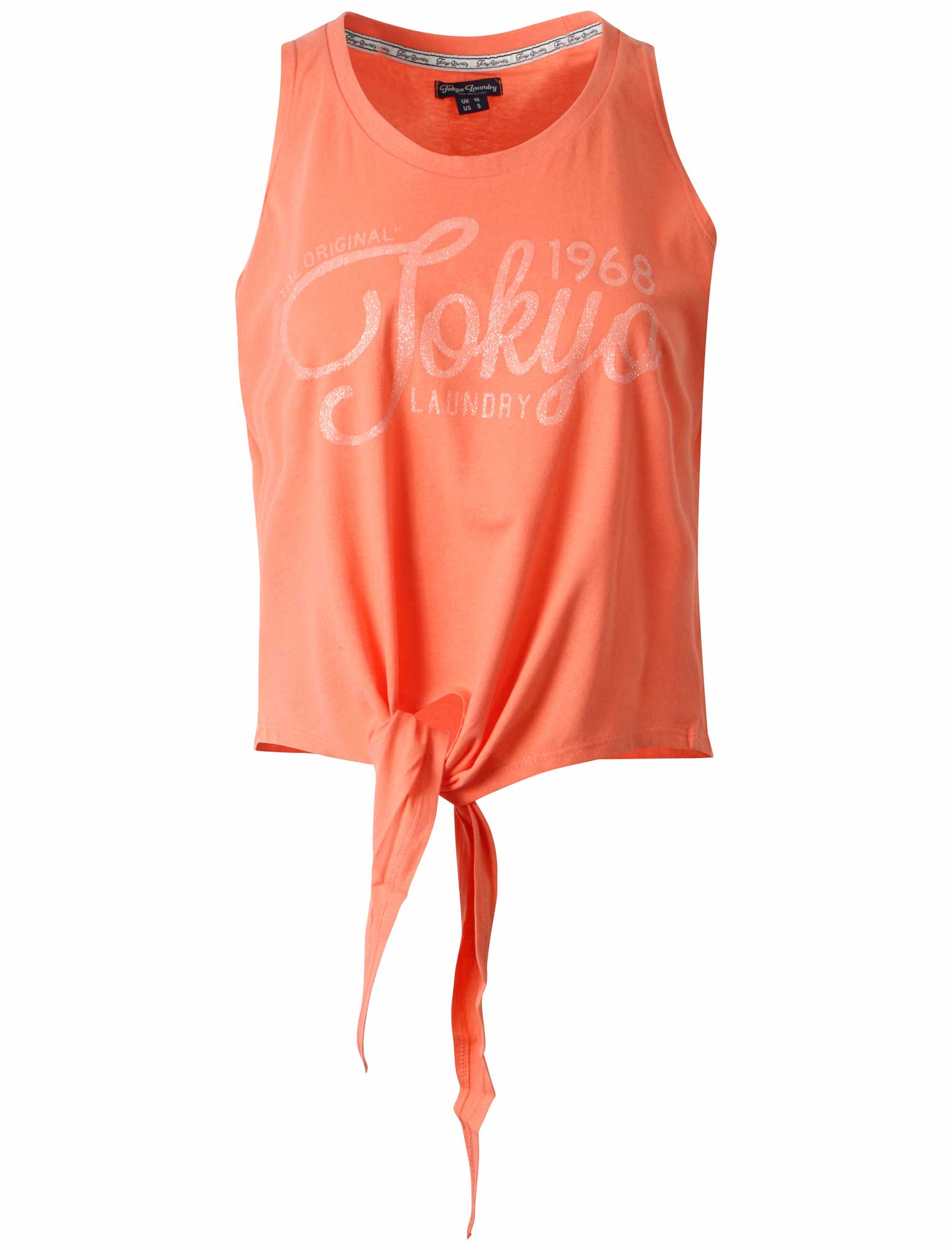 T-Shirts Brooke orange sleeveless t-shirt / 14 - Tokyo Laundry