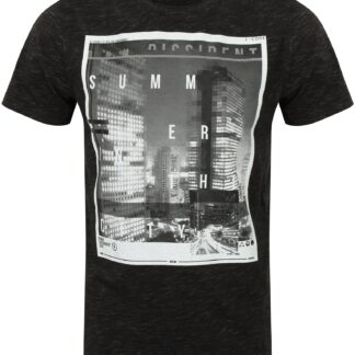 T-Shirts Carbon Summer Graphic T-Shirt in Jet Black - Dissident / S - Tokyo Laundry