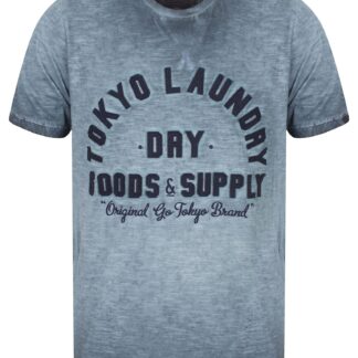 T-Shirts Carrizo Springs Cotton Jersey Slub T-Shirt In Dark Denim / S - Tokyo Laundry