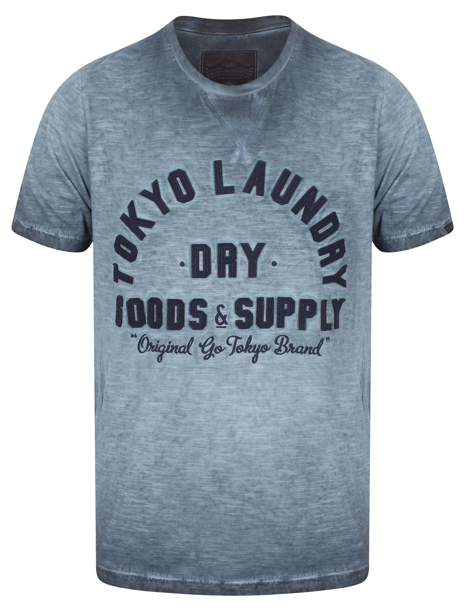 T-Shirts Carrizo Springs Cotton Jersey Slub T-Shirt In Dark Denim / S - Tokyo Laundry
