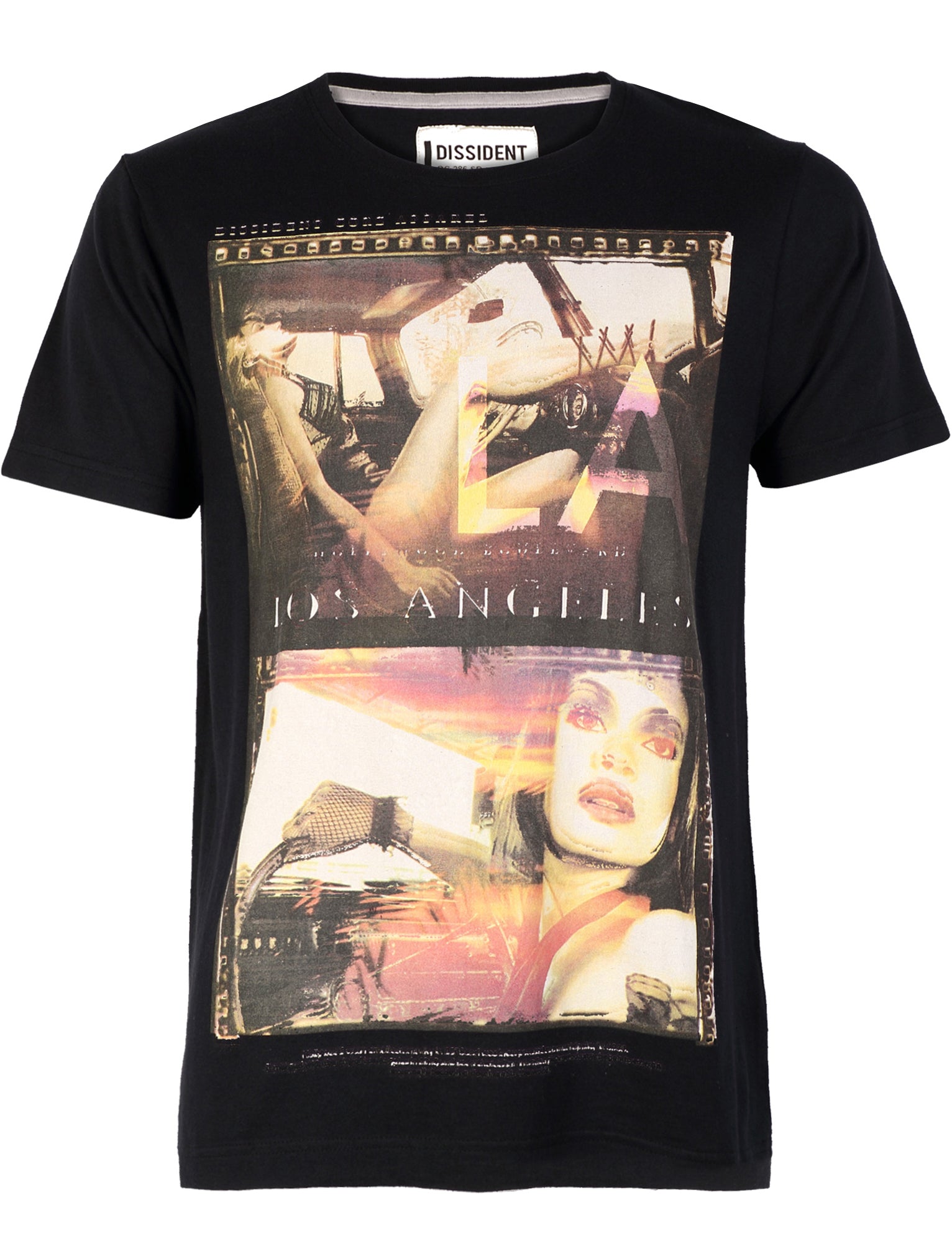 T-Shirts Dissident Girls Car Cotton printed T-Shirt in Black / S - Tokyo Laundry