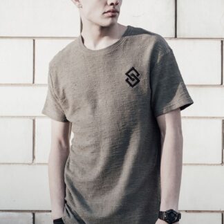 T-Shirts St Rigal Textured Longline T-Shirt in Deep Litcen - Saint & Sinner / XS - Tokyo Laundry