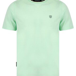 T-Shirts Westport Cotton Jersey Crew Neck Ringer T-Shirt in Bay Green - Kensington Eastside / S - Tokyo Laundry