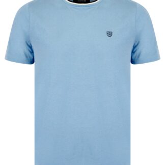 T-Shirts Westport Cotton Jersey Crew Neck Ringer T-Shirt in Blue Bell - Kensington Eastside / S - Tokyo Laundry
