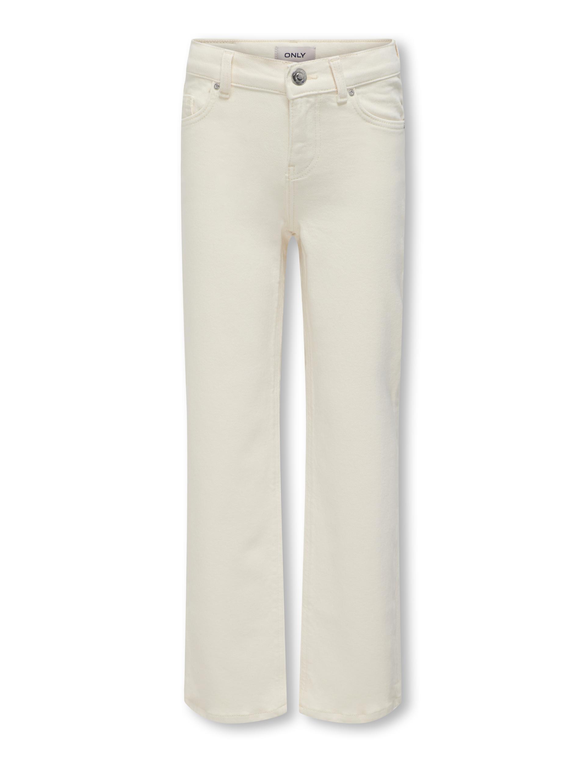 Kids Only Girls Relaxed Denim Jeans (8-14 Yrs) - 14y - Ecru, Ecru