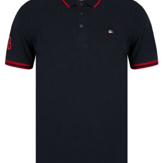 Polo Shirts Casson Cotton Pique Polo Shirt in Sky Captain Navy / S - Tokyo Laundry