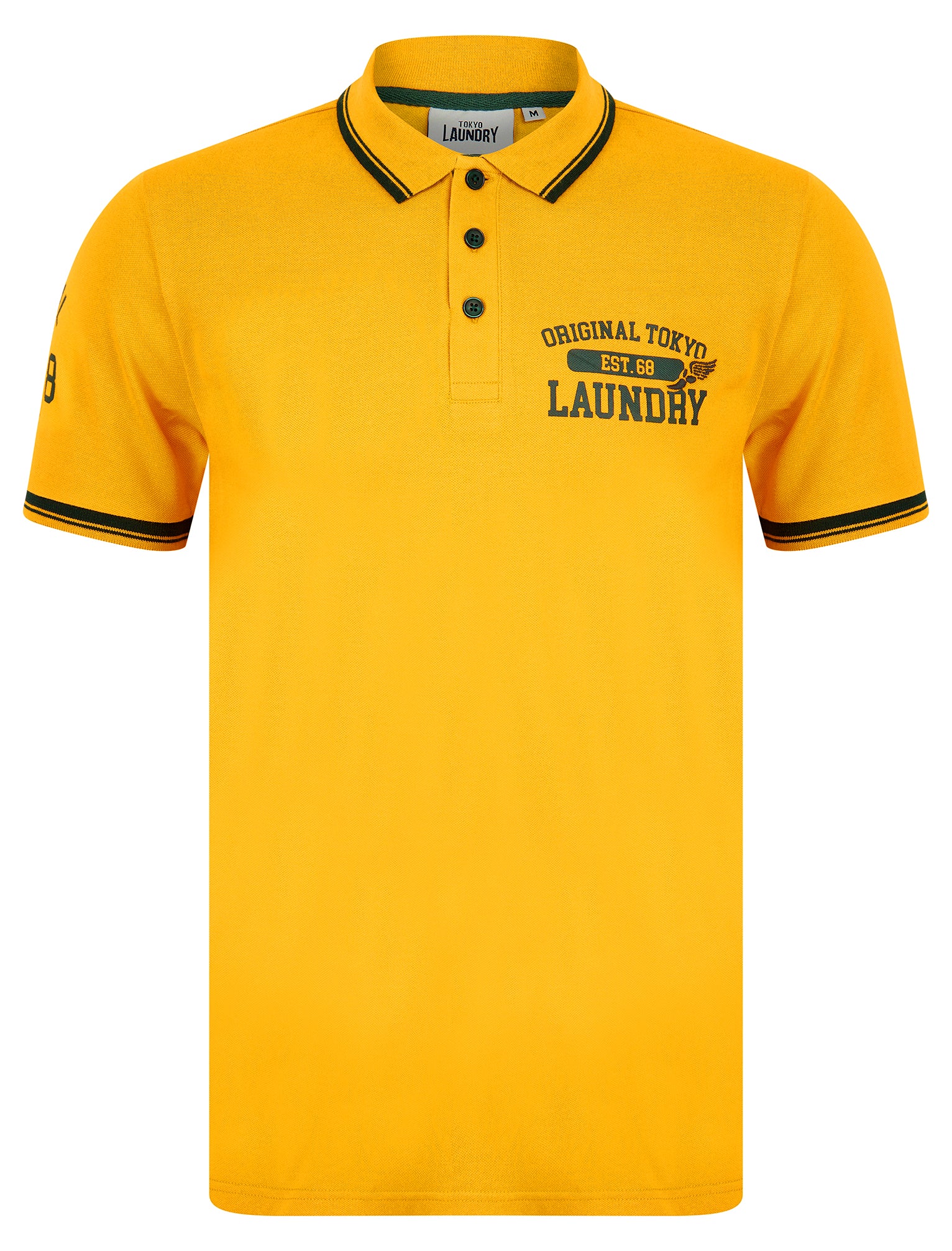 Polo Shirts Fotos Cotton Pique Polo Shirt in Artisan's Gold / S - Tokyo Laundry