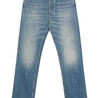 ALEXANDER MCQUEEN WASHED STRAIGHT LEG JEANS Size: 50, colour: BLUE