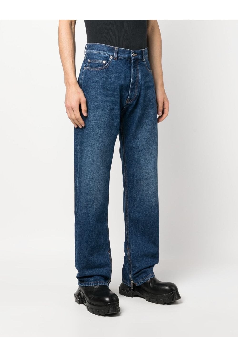 OFF WHITE SKATE JEANS Size: 34, colour: BLUE
