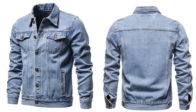 Denim Trucker Jacket - 3 Colours, 7 Sizes