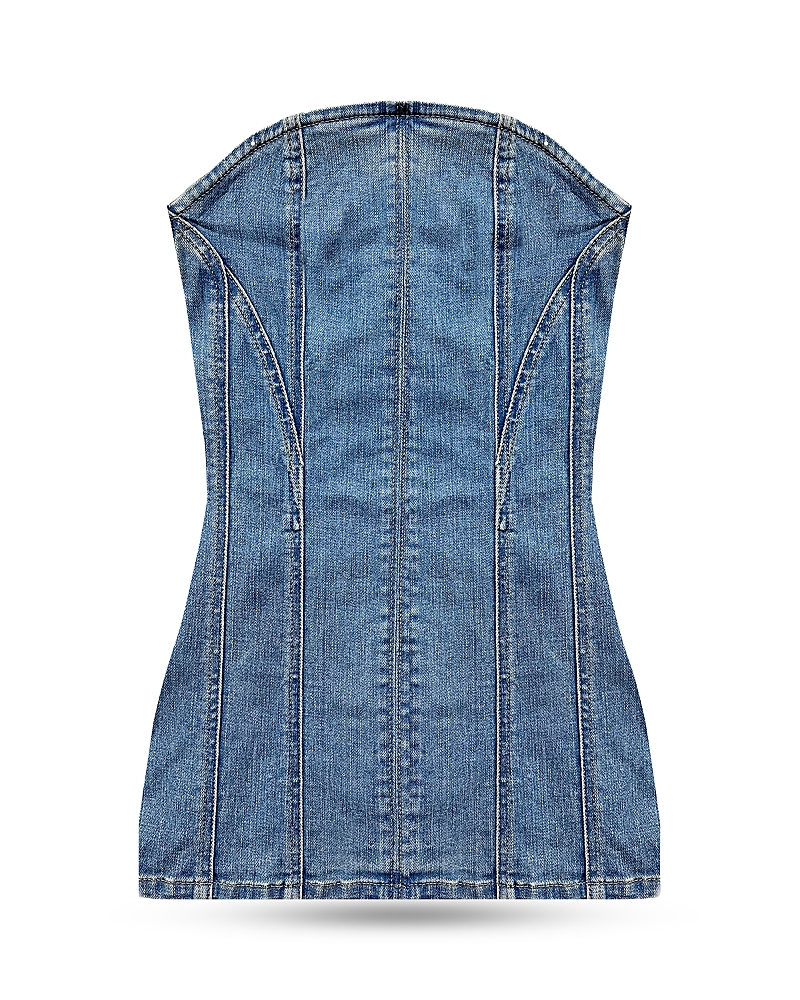 KatieJnyc Girls' Tween Rome Denim Mini Dress - Big Kid