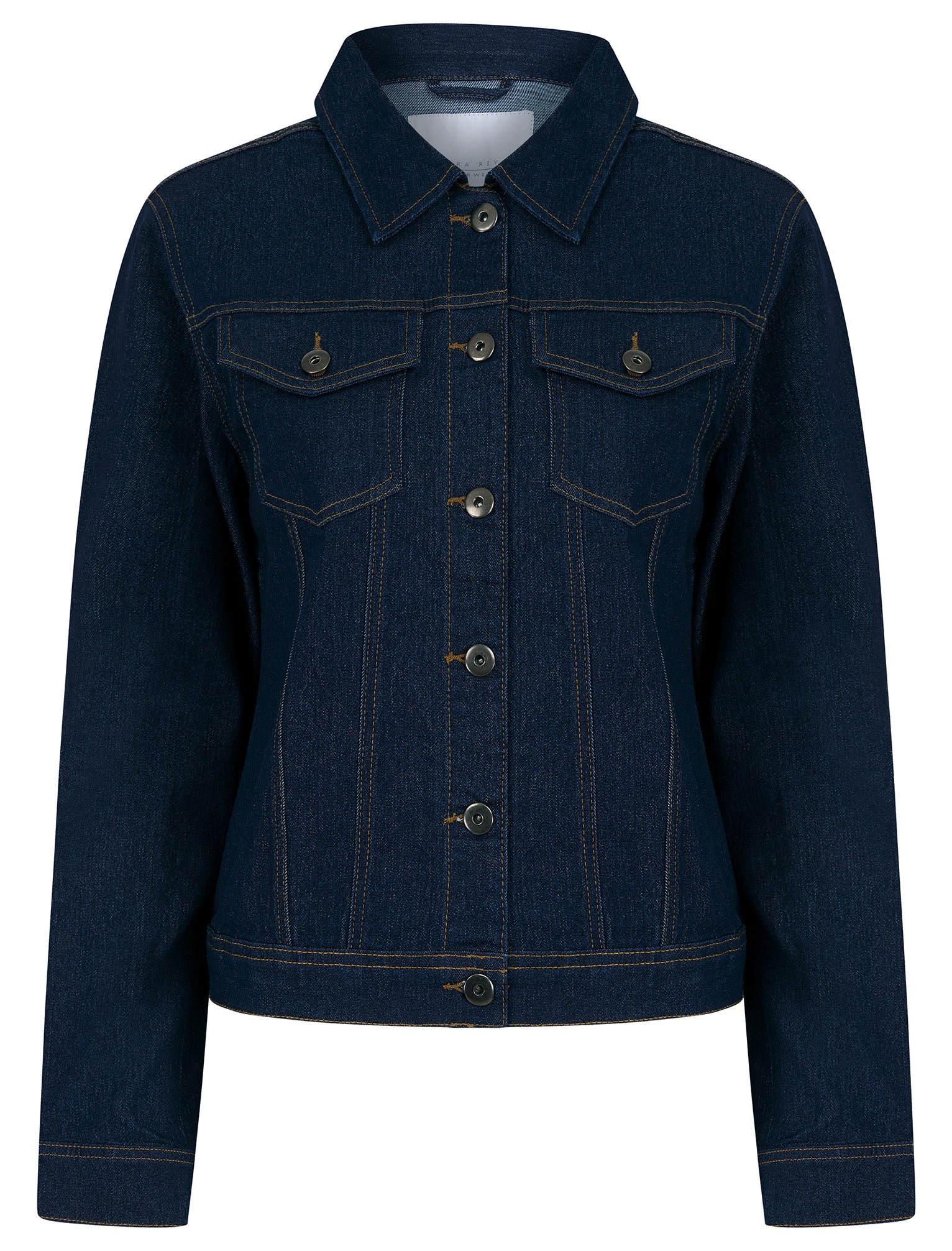 Coats / Jackets Mesa Women's Stretch Cotton Denim Jacket in Indigo Wash - Amara Reya / 10 - Tokyo Laundry