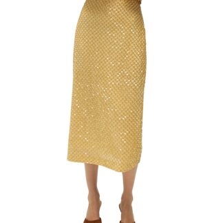 Veronica Beard Allora Embellished Midi Skirt
