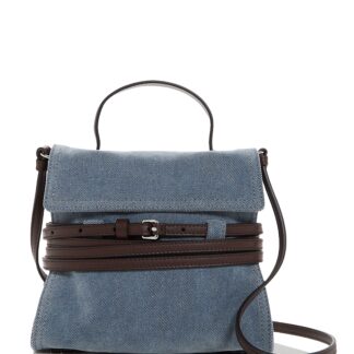 Moschino Tie Me Denim Shoulder Bag