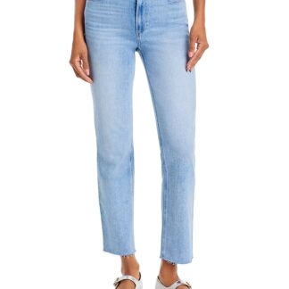 Paige Cindy High Rise Ankle Straight Jeans in Park Ave