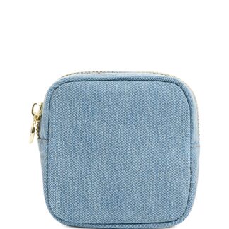 Stoney Clover Lane Mini Denim Pouch