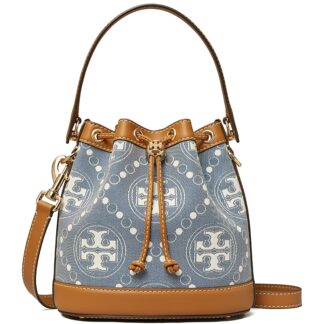 Tory Burch T Monogram Jacquard Bucket Bag