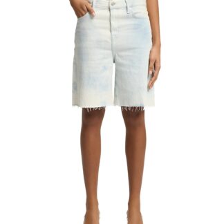 7 For All Mankind Lola Denim Bermuda Shorts in Midsommar