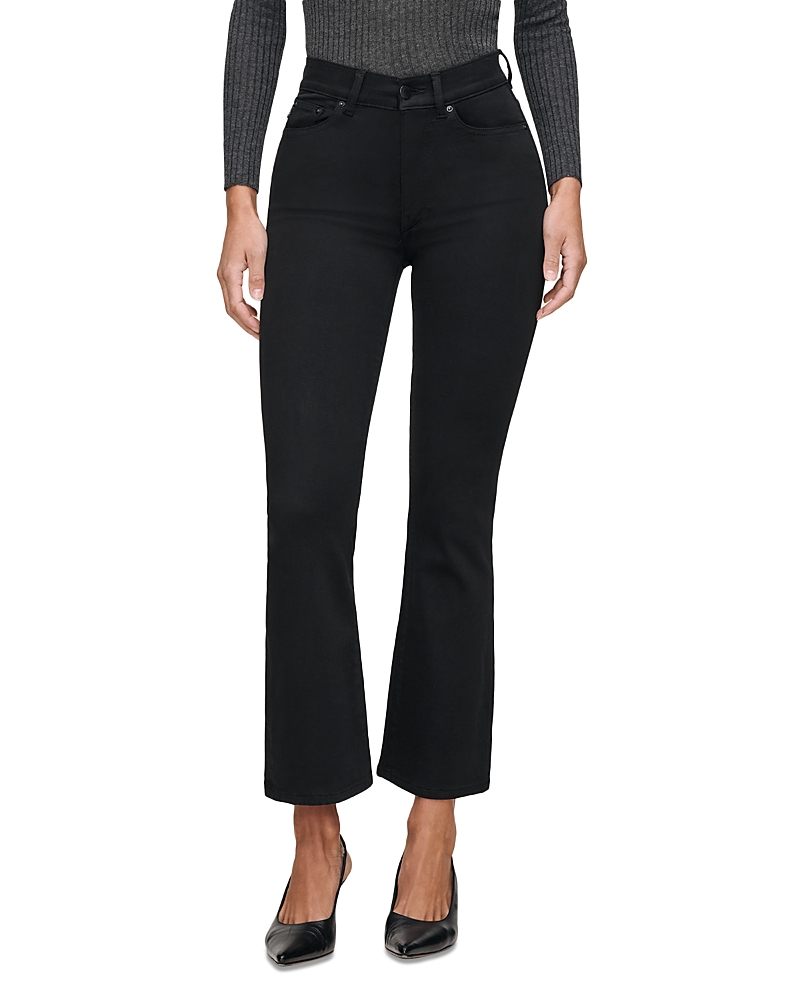 DL1961 Bridget Boot High Rise Instasculpt Crop Jeans in Hail