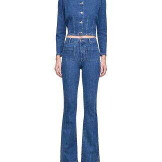 DL1961 Bridget Boot High Rise Instasculpt Jeans in Blue Water