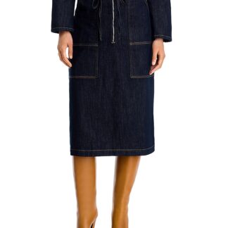 Gracia A Line Denim Skirt