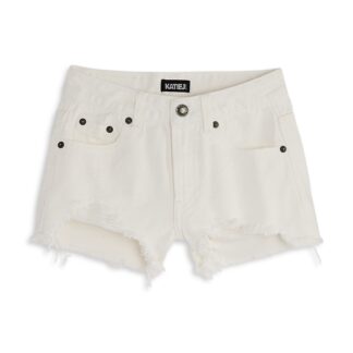 KatieJnyc Girls' Malibu Distressed Denim Shorts - Big Kid