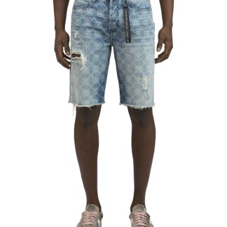 Prps Ueda Raw Edge Distressed Denim 11 Shorts