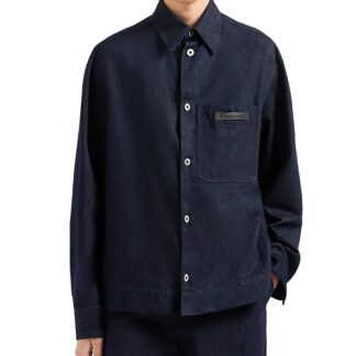 Emporio Armani Regular Fit Denim Shirt Jacket